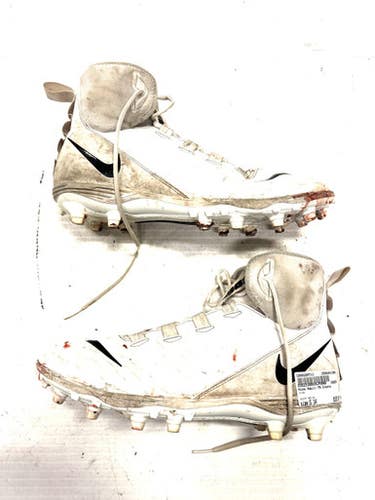 Used Nike Adult Fb Cleats White Senior 14 11860-c000289712