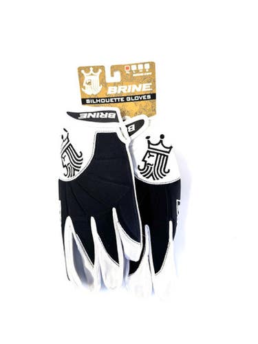 Used Brine Silhouette Lacrosse Gloves Womens Black Xl 11860-c000290422