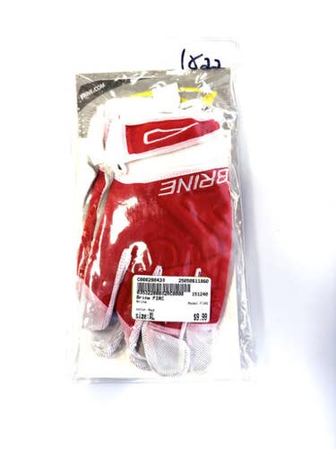Used Brine Fire Lacrosse Gloves Womens Red Xl 11860-c000290439