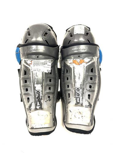 Used Ccm Vector 5.0 Junior Shin Guards Grey 11" 11860-s000290505