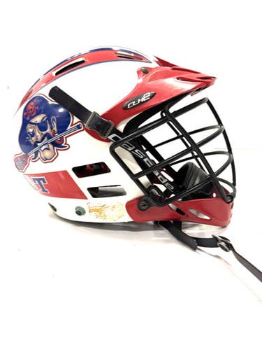 Used Cascade Clh2 Lacrosse Helmet White One Size 11860-s000292241