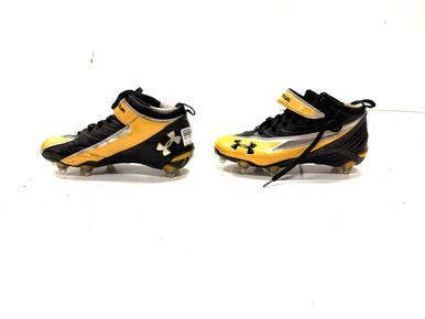 Used Under Armour Adult Fb Cleats Black Senior 10 11860-c000292953