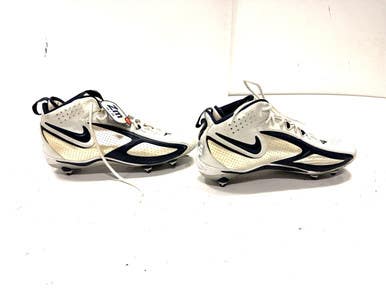 Used Nike Air Zoom Adult Fb Cleats White Senior 15 11860-c000292929