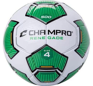 New Champro Renegade Soc Ball Optic Green Sz 4 11860-chpsb504og