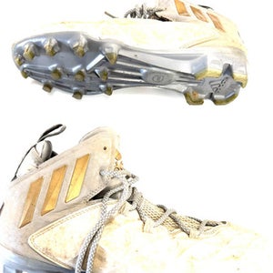 Used Adidas Lax Cleats Mens Grey Senior 9.5 11860-c000300630