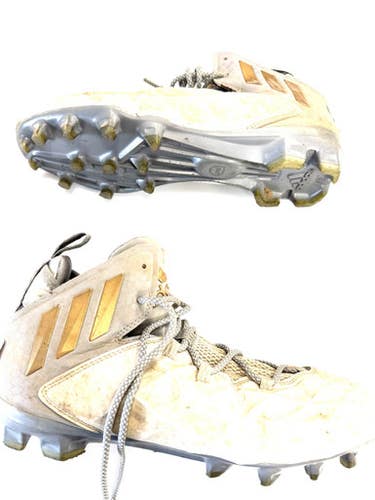 Used Adidas Lax Cleats Mens Grey Senior 9.5 11860-c000300630