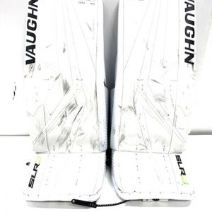 Used Vaughn Slr4 Jr 26+2 Goalie Leg Pads Junior White 26" 11860-s000301001