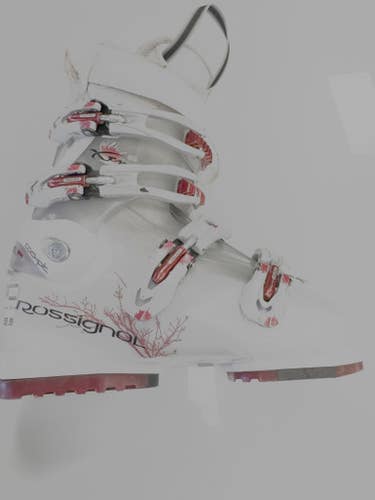 Used Rossignol Zen 8 Girls Dh Ski Boot White 235 Mp - J05.5 - W06.5 11860-c000303291