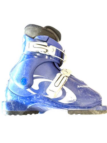 Used Salomon Performa T2 Boys Dh Ski Boot Royal Blue 190 Mp - Y12 11860-c000303316