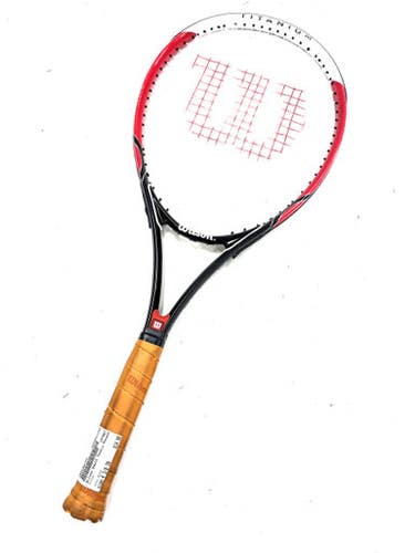 Used Wilson Adult Tennis Racquet Black 4 3 8" 11860-s000304733