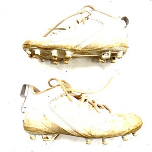 Used Nike Lax Cleats Boys White Junior 04.5 11860-c000306726