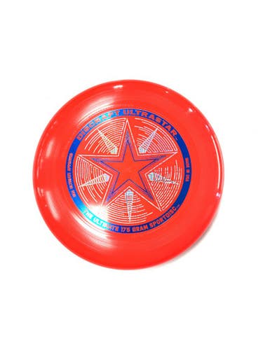 Used Discraft Ultra Star 175g Ultimate Other Golf Disc Red 11860-c000307810