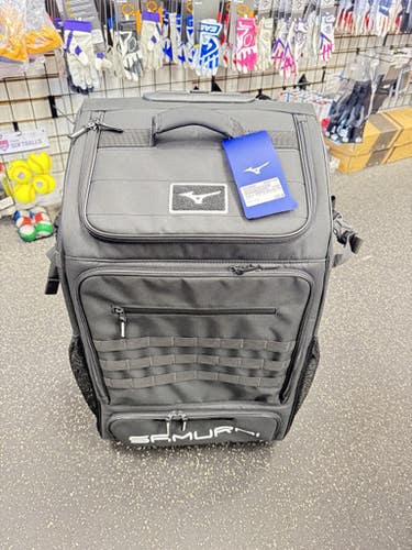 Used Mizuno Samuria Wheeled Bag Bb Sb Team Wheeled Bag Black 11860-s000308007