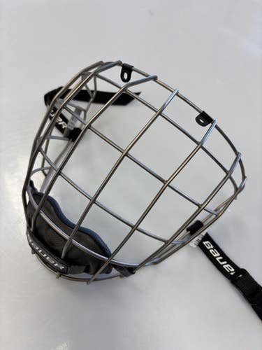 Used Bauer Reakt Helmet Cage Combo Grey Lg 11860-s000308983