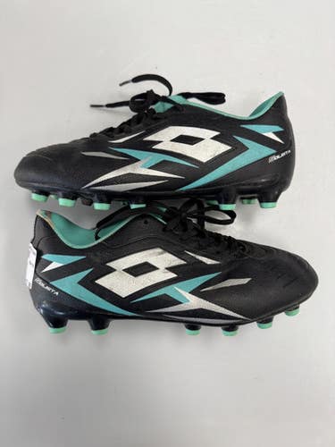 Used Lotto Soccer Cleats Black Junior 03.5 11860-c000309040