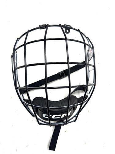 Used Ccm Hockey Wire Mask Black One Size 11860-s000309243