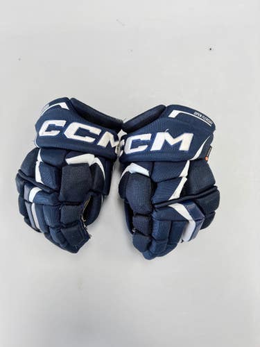 Used Ccm Ft6 Pro Junior Gloves Navy Blue 11" 11860-s000309252