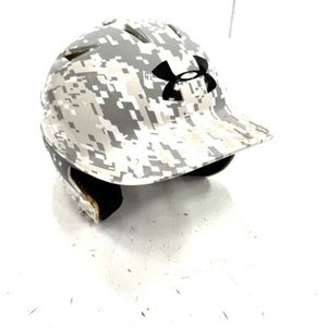 Used Under Armour 5 7 8 - 6 3 4 Batting Helmet No Mask White One Size 11860-s000309311