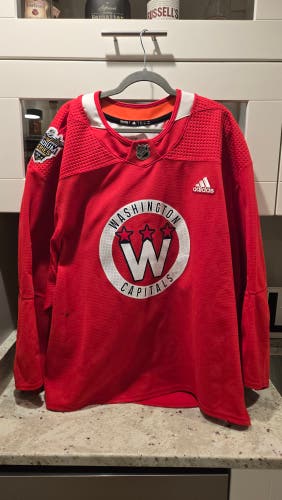 Adidas MiC Washington Capitals practice jersey Stadium Series 60G