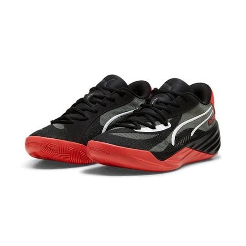 Puma All-Pro Nitro 379079-08 Red Men's US 8.5 Black Basketball Shoes ZPO3549