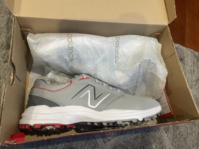 New Balance Men's 10 D NBG2010 Brighton Lightweight Waterproof Golf Shoes Grey