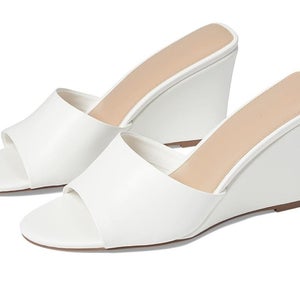 Faryl by Farylrobin Skye Sandals Women's US 12 White Round Toe Wedge Heel KHD904