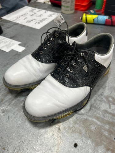 Used Foot Joy Mens Golf Shoes White Senior 10 11337-s000488127