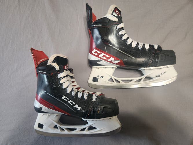 Black 2021 CCM JetSpeed FT485 Hockey Skates Regular Width Size 5.5 (Used)