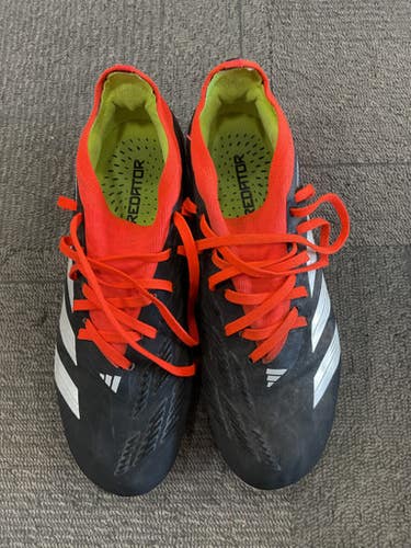 Used Adidas Predator Hypertouch 2.0 Soccer Cleats Black Senior 7 11614-s000237577
