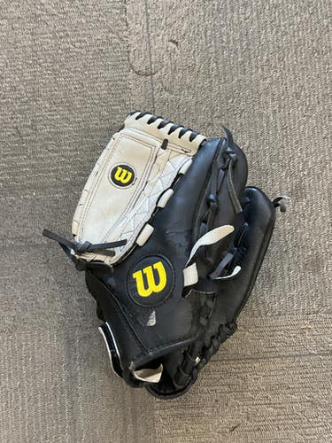 Used Wilson A350 Bb Sb Glove Rh Throw Black 11 1 2" 11614-s000237529