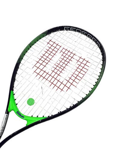 Used Wilson Federer 23 Junior Tennis Racquet Navy Blue 23" 11347-s000270177