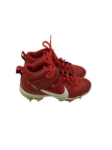 Used Nike Trout Red Yth Bb Cleats Bb Sb Cleats Red Youth 13.0 11347-s000270152