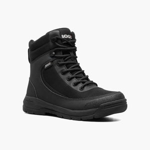 Bogs Shale GlacialGrip 72773-001 Womens 9 Black Waterproof 8" Work Boots ZAP2548