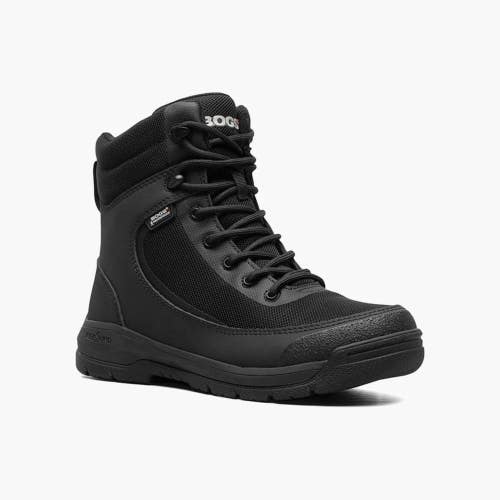 Bogs Shale GlacialGrip 72773-001 Womens 9 Black Waterproof 8" Work Boots ZAP2548