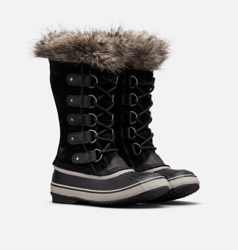 Sorel Joan of Arctic 1855131-010 Women 12B Black Waterproof Winter Boots ZAP2455
