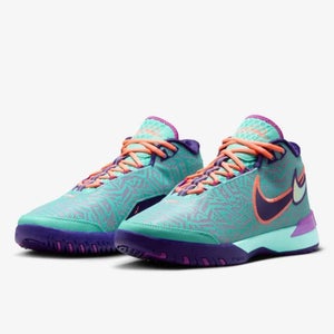 Nike LeBron NXXT Genisus HF0712-300 Mens 11.5 Turquoise Basketball Shoes DWA2102