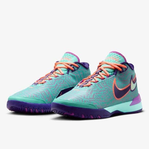 Nike LeBron NXXT Genisus HF0712-300 Mens 11.5 Turquoise Basketball Shoes DWA2102