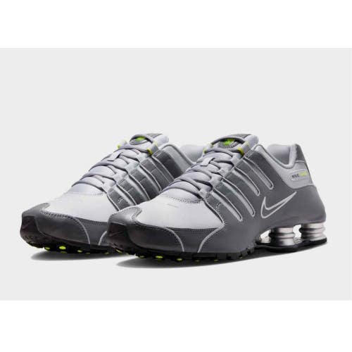 Nike Shox NZ 378341-009 Sneakers Mens US 10.5 Gray Athletic Running Shoes LIQ881