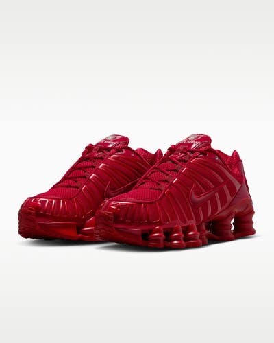 Nike Shox TL IB1087-600 Sneaker Women's US 9 Red Low Top Lifestyle Shoes RHS8502
