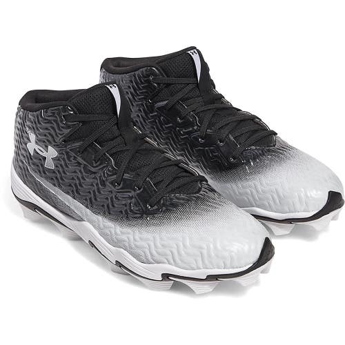Under Armour Spotlight Hammer 3028207-001 Men's 13 Black Football Cleats LIQ720