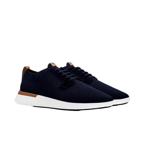 Wolf & Shepherd SwiftKnit Derby Men's US 12 Navy Square Toe Dress Shoes RHS8468