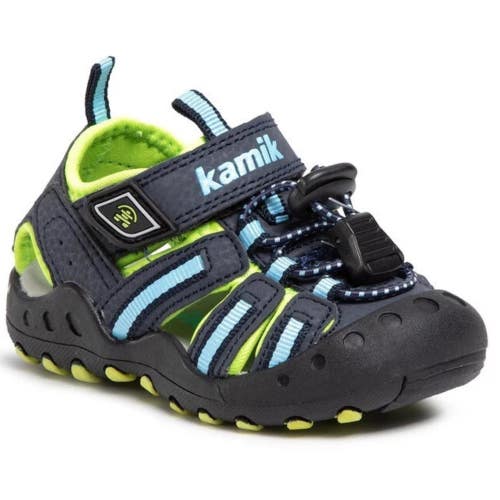 Kamik Crab HK9594-BLU Sandals Toddler US 5 M Blue Waterproof Fisherman RHS8472