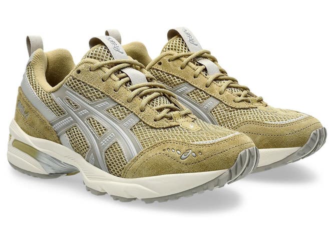 Asics GEL-1090V2 1202A480-250 Sneaker Women Khaki Beige Sportstyle Shoes DWA2287