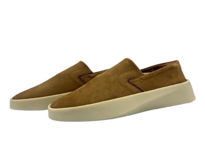 Wolf & Shepherd Cruise Men's US 4.5 Brown Suede Slip-On Casual Shoes ZAP2520
