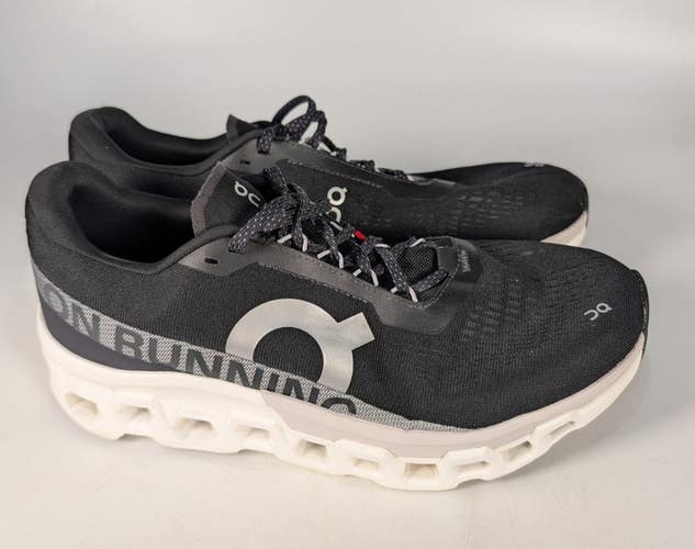On Cloud Cloudmonster 2 Men's Running Shoes Sneakers Size 12 Black Silver