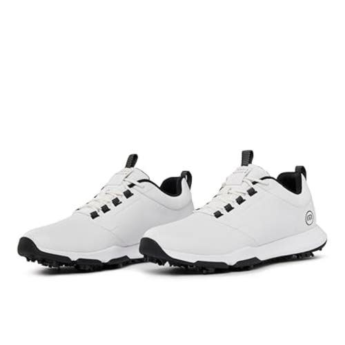 TravisMathew The Ringer 2.0 1MAA564-1WHT Men 8.5M White Spiked Golf Shoe DWA2595