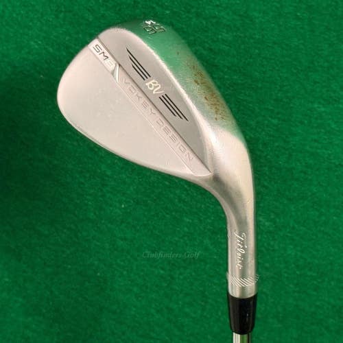 Titleist Vokey SM8 Chrome 56-14F 56 Sand Wedge Stepped Steel Wedge Flex