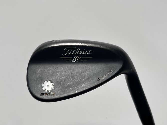 Titleist Vokey SM5 Raw Black Wedge 52* 8 Bounce F-Grind Recoil F3 Graphite RH