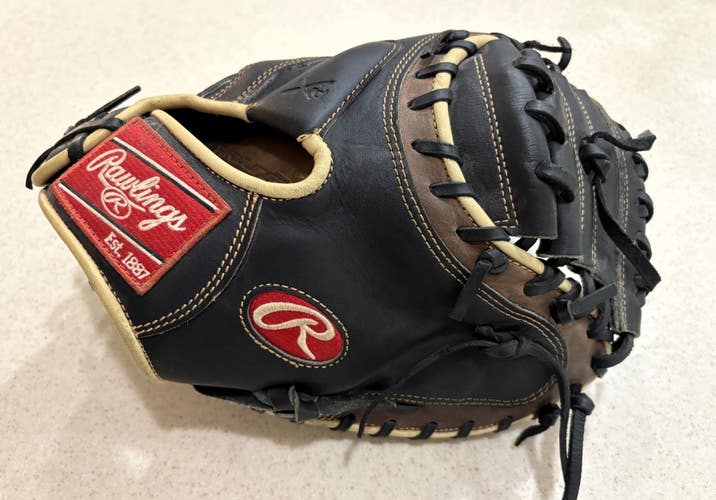 NEW Rawlings RH Heart of the hide Catcher's Glove 33" PROCM33BSL | XRD Palm Protection (New)