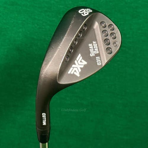LH PXG Sugar Daddy 0311 Milled Black 60-7 60 Lob Wedge Elevate VSS 95-R Regular
